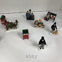 Department 56 HV Series Mini People Lot 10 Figurines and Accessories