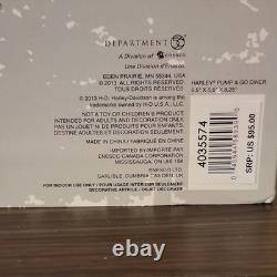 Department 56 Harley-Davidson North Pole Series Pump & Go Diner Porcelain 2013