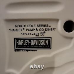 Department 56 Harley-Davidson North Pole Series Pump & Go Diner Porcelain 2013