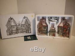 Department 56 Heritage Village 5635-9 North Pole Dolls & Santa's Bear Works 3pc