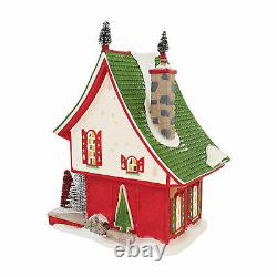 Department 56 House North Pole Sisal Tree Factory Merry Christmas 6009763