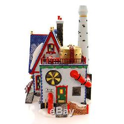 Department 56 House REAL PLASTIC SNOW FACTORY North Pole Village Retired 56403
