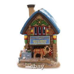 Department 56 House SANTA'S HITCHING STATION North Pole Series 6000615