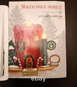 Department 56 Jack B. Nimble Candle Shop North Pole Series Christmas RARE