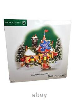 Department 56 Jolly's Jigsaw Puzzle Workshop 799916 North Pole Series