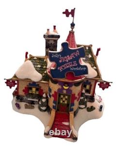 Department 56 Jolly's Jigsaw Puzzle Workshop 799916 North Pole Series