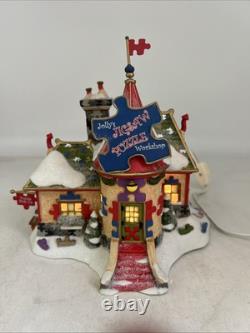 Department 56 Jolly's Jigsaw Puzzle Workshop 799916 North Pole Series