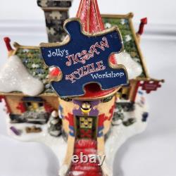 Department 56 Jolly's Jigsaw Puzzle Workshop 799916 North Pole Series Retired