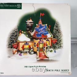 Department 56 Jolly's Jigsaw Puzzle Workshop 799916 North Pole Series Retired