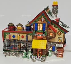 Department 56 LEGO Building Creation Station North Pole Series Lighted 56735