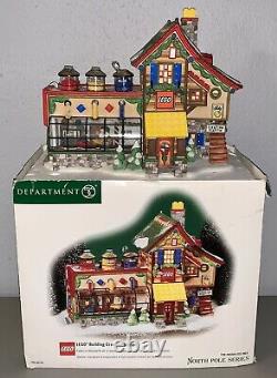 Department 56 Lego Building Creation Station Christmas Village House North Pole