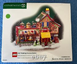 Department 56 Lego Building Creation Station North Pole Used