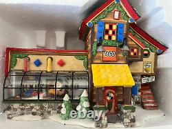 Department 56 Lego Building Creation Station North Pole Used