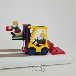 Department 56 Lego Warehouse Forklift 56819 North Pole Series Christmas Vntg