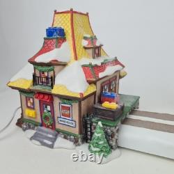 Department 56 Lego Warehouse Forklift 56819 North Pole Series Christmas Vntg