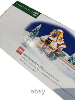 Department 56 Lego Warehouse Forklift Christmas Village Accessory North Pole