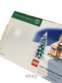 Department 56 Lego Warehouse Forklift Christmas Village Accessory North Pole