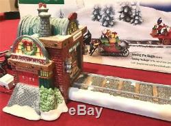 Department 56 Loading The Sleigh Animated Christmas Village North Pole Series