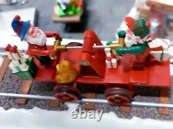 Department 56 Loading The Sleigh Animated Christmas Village North Pole Series