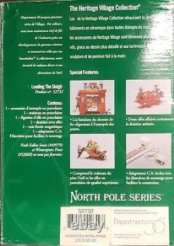 Department 56 Loading The Sleigh Animated Christmas Village North Pole Series