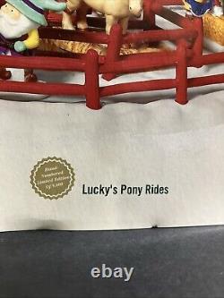 Department 56 Lucky's Pony Rides North Pole Series Retired #56-56776 Christmas