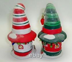 Department 56 MERRY LANE COTTAGES Set of 2 NORTH POLE Village Christmas