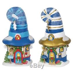 Department 56 Merry Lane Elf Cottages North Pole Village 6002878