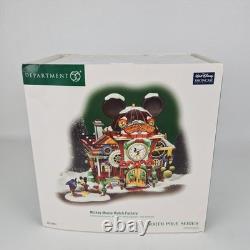 Department 56 Mickey Mouse Watch Factory North Pole 56951 Disney Christmas