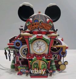 Department 56 Mickey Mouse Watch Factory North Pole Series Disney Christmas