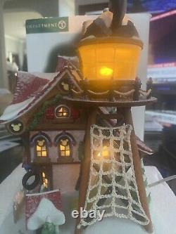 Department 56 Mickey's North Pole Holiday House. Mint Condition Artist Signed