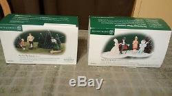 Department 56 Mixed Lot of 14 Heritage, Dickens & Snow Village, North Pole Series