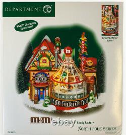 Department 56 NORTH POLE M&M'S CANDY FACTORY North Pole Series #56773 NIB