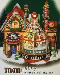Department 56 NORTH POLE M&M'S CANDY FACTORY North Pole Series #56773 NIB