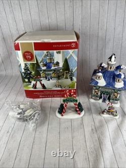 Department 56 NORTH POLE PENGUIN VISITORS CENTER SET OF 3 805547 RETIRED