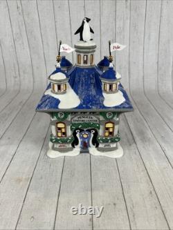 Department 56 NORTH POLE PENGUIN VISITORS CENTER SET OF 3 805547 RETIRED