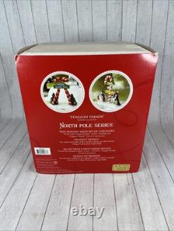 Department 56 NORTH POLE PENGUIN VISITORS CENTER SET OF 3 805547 RETIRED