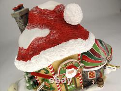 Department 56 NORTH POLE SERIES Santa's Hat Inn #56795 Lighted Retired