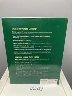 Department 56 NORTH POLE SERIES Santa's Sleigh Maker #56950 Lighted BOX DAMAGE