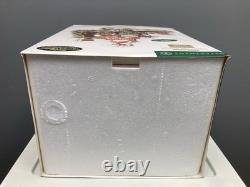 Department 56 NORTH POLE SERIES Santa's Sleigh Maker #56950 Lighted BOX DAMAGE