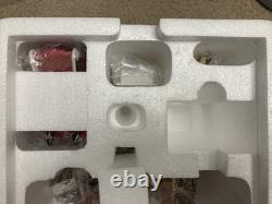 Department 56 NORTH POLE SERIES Santa's Sleigh Maker #56950 Lighted BOX DAMAGE