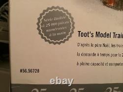 Department 56 NORTH POLE SERIES Toot's Model Train Mfg. #56728 Collector's