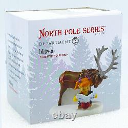 Department 56 North Pole Accessory Santa's Reindeer Blitzen #808929