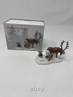 Department 56 North Pole Accessory Santa's Reindeer Donder 808928