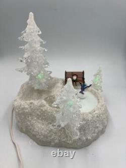 Department 56 North Pole Animated Ice & Snow Skating Pond Lights #56867