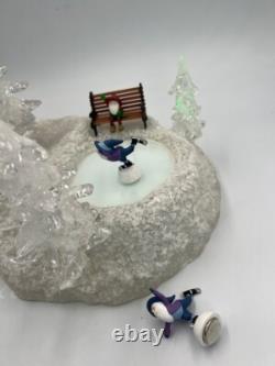 Department 56 North Pole Animated Ice & Snow Skating Pond Lights #56867