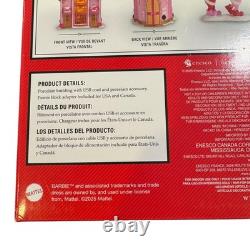 Department 56 North Pole Barbie Gown Boutique Pink Building W Box USB Christmas