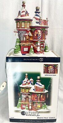 Department 56 North Pole Beard Trimmers 2007 Barber Shop BOX LIGHT 56958 Dept