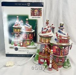 Department 56 North Pole Beard Trimmers 2007 Barber Shop BOX LIGHT 56958 Dept