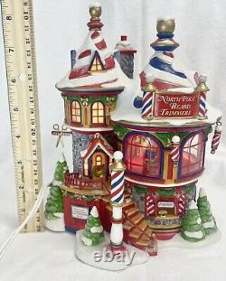 Department 56 North Pole Beard Trimmers 2007 Barber Shop BOX LIGHT 56958 Dept