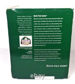 Department 56 North Pole Board Games Factory Introduced 2005 and retired 2007